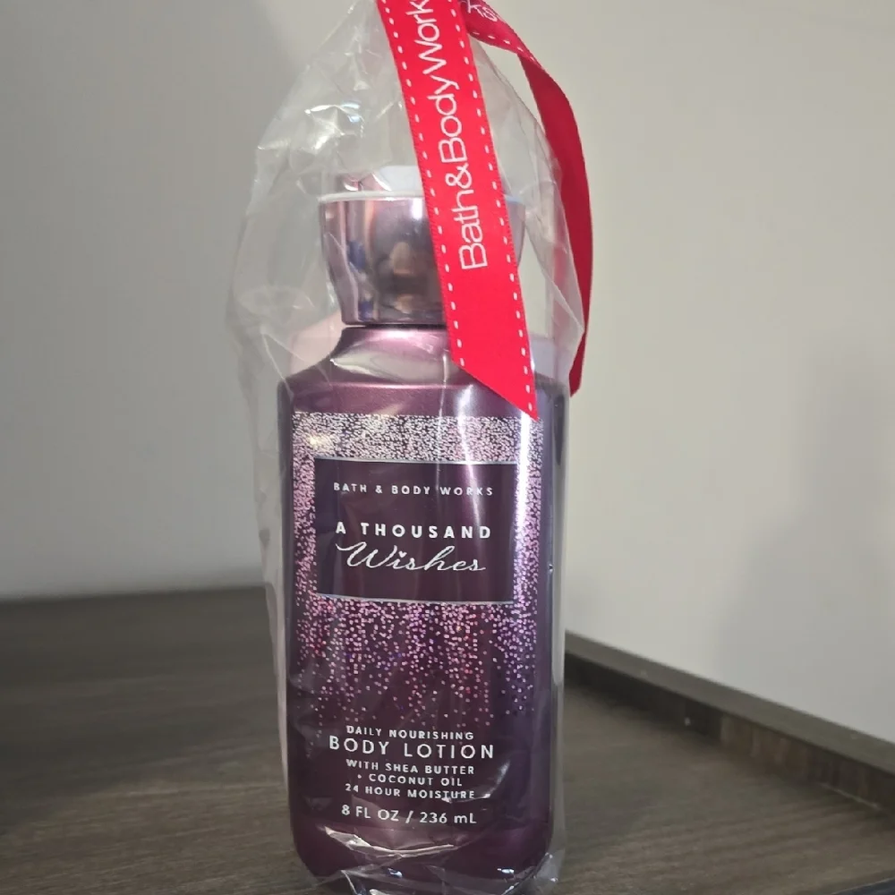 Bath & Body Works A Thousand Wishes Body Wash 10 Oz And Body Lotion 8 Oz New